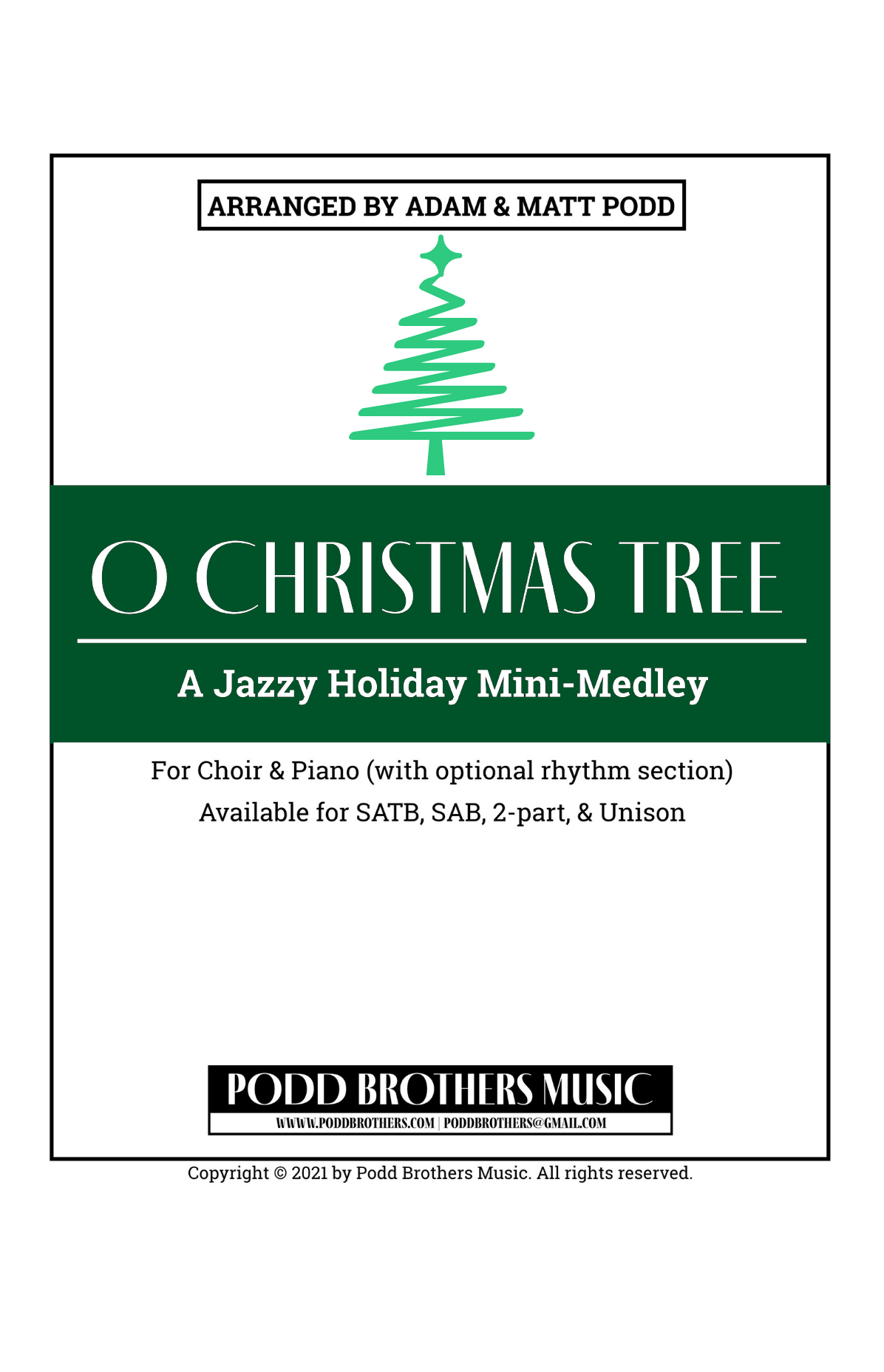 O Christmas Tree (A Jazzy Mini-Medley)
