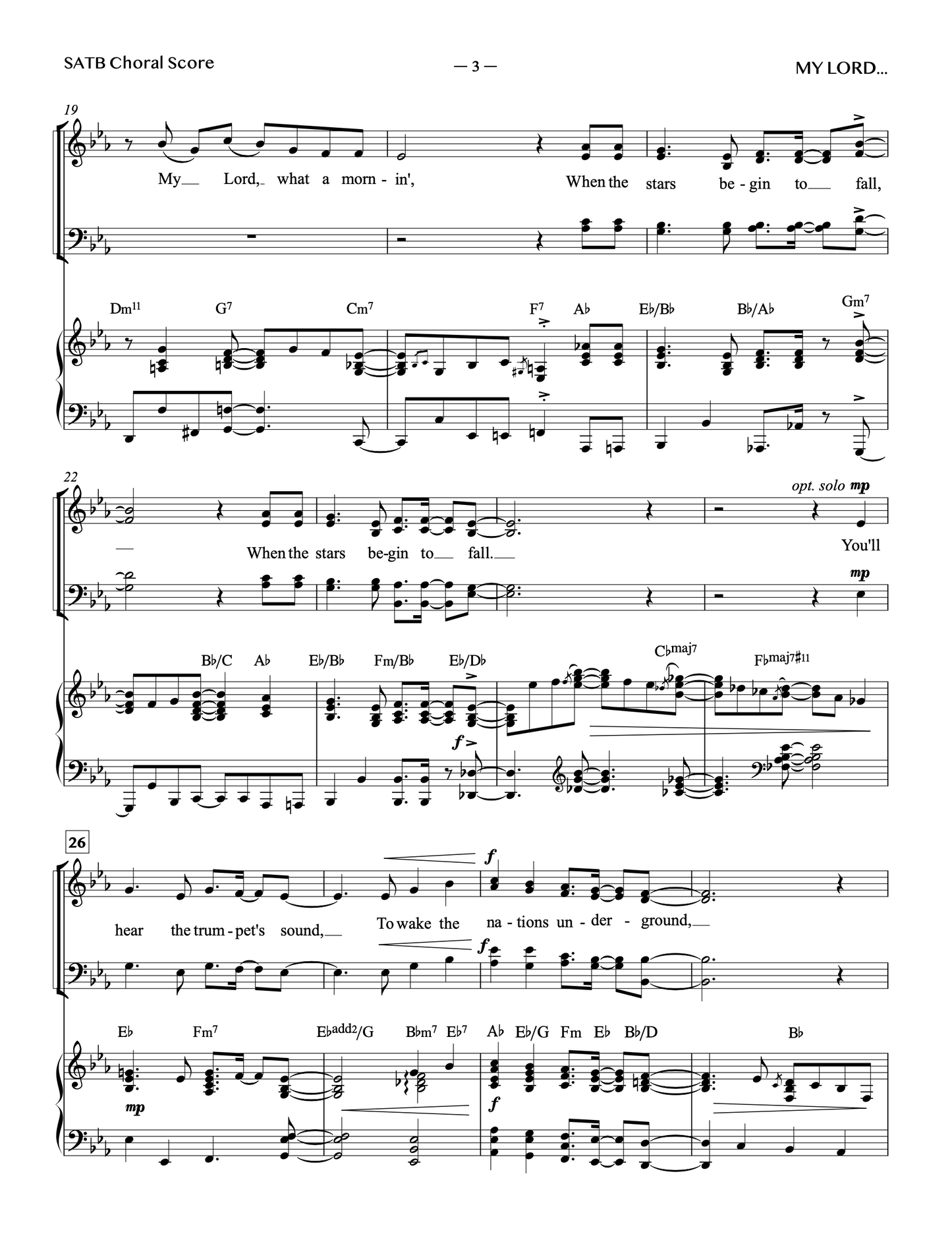 My Lord, What a Mornin'