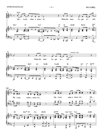 My Lord, What a Mornin'