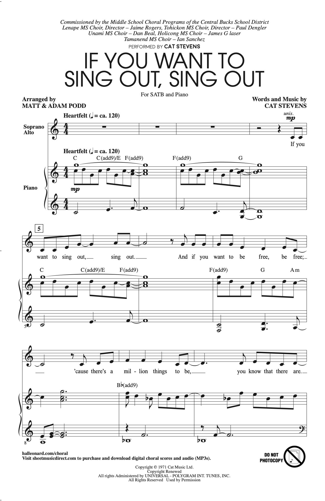 If You Want to Sing Out